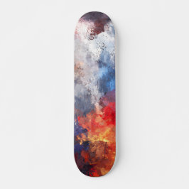 Fiery Sky Storm Abstract Skateboard スケートボード