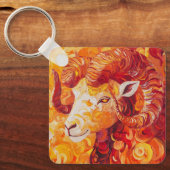 Fiery Solar Capricorn Spirit キーホルダー (正面)