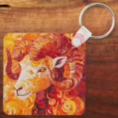 Fiery Solar Capricorn Spirit キーホルダー (裏面)