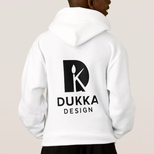 Fiery Spirit" Boys' Hoodie (裏面)