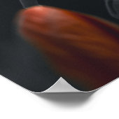 🧡 Fiery Sunset Hibiscus 🌅 ポスター (角)