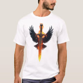 Fiery Winged Sword Emblem Tシャツ (正面)