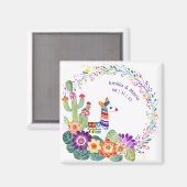 FIESTAカクティフォーカルフラワーズカスタム マグネット (正面/裏面)