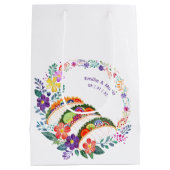 FIESTAカクティフォーカルフラワーズカスタム ミディアムペーパーバッグ (裏面)