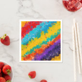 Fiestaカラー絵を描ス・スプラッシュカラフル・パーティー スタンダードカクテルナプキン (インサイチュ)