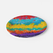 Fiestaカラー絵を描ス・スプラッシュカラフル・パーティー ペーパープレート (アングル)
