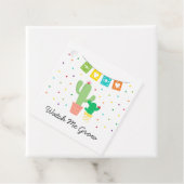 Fiestaサボテンカラフルの赤ちゃんシャワーを成長する フェイバータグ (インサイチュ)