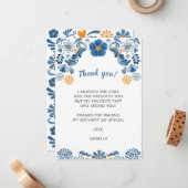 Fiestaサンキューカード,フローラサンキューノート ノートカード (正面/裏面インサイチュ)