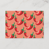 Fiestaスペインのベビーシャワーエンクロージャカード エンクロージャーカード (裏面)