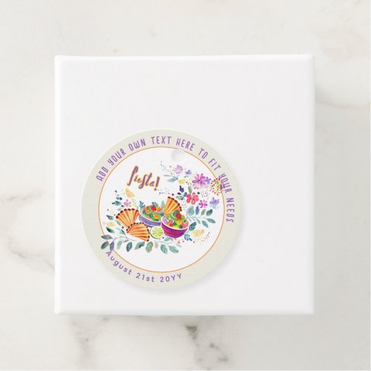 FIESTAタコスグアカモールフォーカルフラワーズカスタム フェイバータグ (インサイチュ)