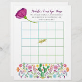 FIESTAビンゴブライダルベビーシャワーゲーム (正面/裏面)