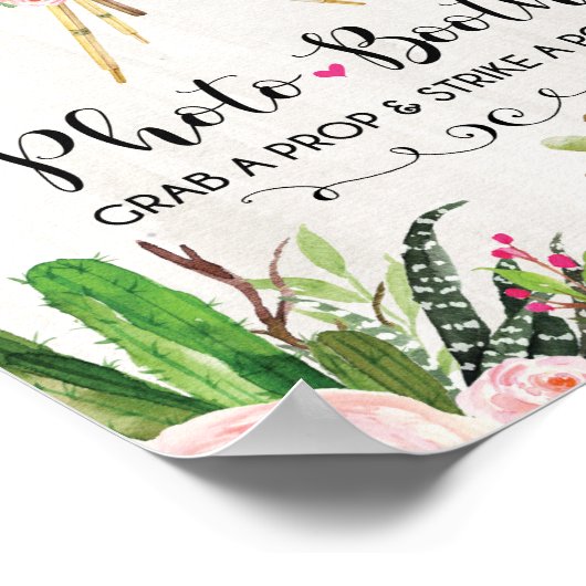 Fiestaフォトブース自撮りステーションサインサボックプロップ ポスター (角)