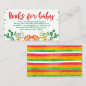 Fiestaブックリクエストカード挿入名刺サイズ エンクロージャーカード (正面/裏面)