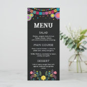 Fiestaメニュー、編集可能な印刷可能メニュー メニュー (スタンド正面)