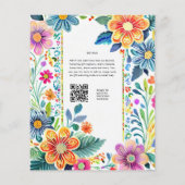 FIESTA'結婚's - Folkart Flowers モダン (裏面)