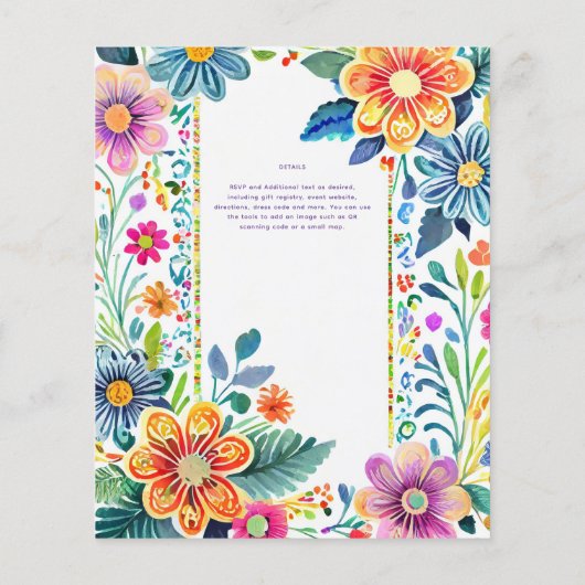 FIESTA誕生日フォーカルフラワーズ21日25日30日 (裏面)