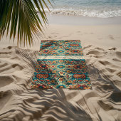 Fiesta開花のカスタマイズ ビーチタオル