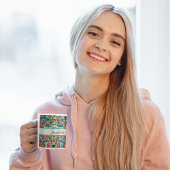 Fiesta開花、カスタマイズ可能 コーヒーマグカップ