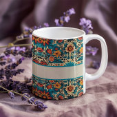 Fiesta開花、カスタマイズ可能 コーヒーマグカップ