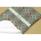 Fiesta開花、カスタマイズ可能 フリースブランケット