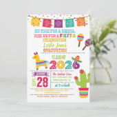 Fiesta 2026 Graduation Invitation - White 招待状 (スタンド正面)