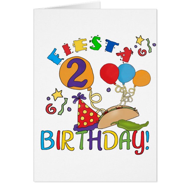 Fiesta 2nd誕生日Tシャツとギフト (正面)