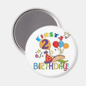 Fiesta 2nd誕生日Tシャツとギフト マグネット (正面/裏面)