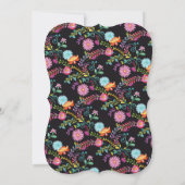 FIESTA 80thバースデーパーティーフォークアートフラワーズカッティ 招待状 (裏面)