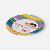 Fiesta Baby Shawerプレート(メキシコパーティー) ペーパープレート (アングル)