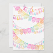 Fiesta Baby Shower 招待状 (裏面)