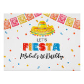  FIESTA Birthday Party banner backdrop  ポスター (正面)