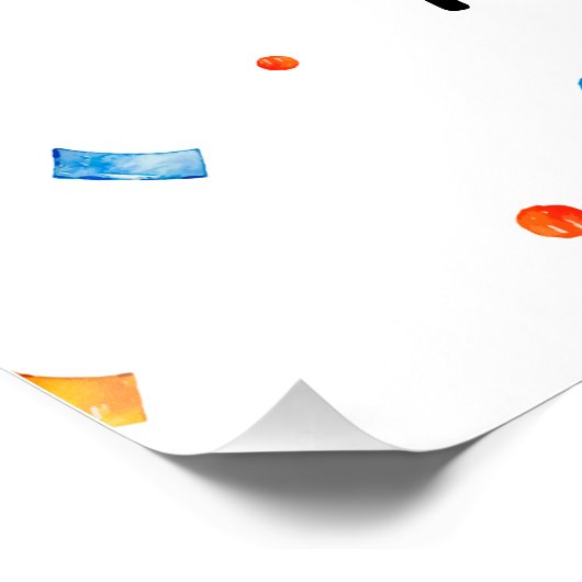  FIESTA Birthday Party banner backdrop  ポスター (コーナー)