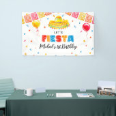 FIESTA Birthday Party banner backdrop  横断幕 (トレードショー)