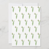 Fiesta Birthday Weekend Itinerary Card 招待状 (裏面)