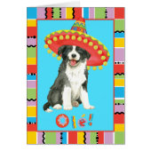 Fiesta Border Collie Greeting Card (正面)