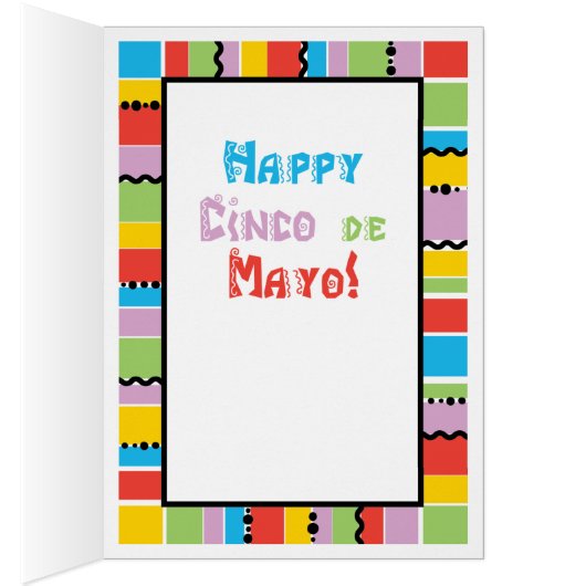 Fiesta Border Collie Greeting Card (内側 (右))