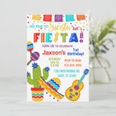 Fiesta boy birthday invitation, 1st birthday. 招待状 (スタンド正面)