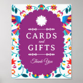 Fiesta Cards and Gifts ブライダルシャワーサイン ポスター (正面)