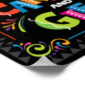 Fiesta CARDS AND GIFTS Party Sign Print ポスター (角)