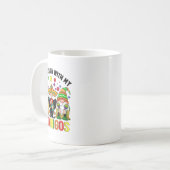 Fiesta Cinco De MayoとMy Gnomies Mexicanおもしろいの提携 コーヒーマグカップ (正面左)