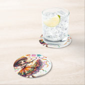 Fiesta Dancing Doll (#7) Paper Coaster Sets ラウンドペーパーコースター (インサイチュ)