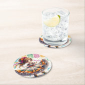 Fiesta Dancing Doll (#9) Paper Coaster Sets ラウンドペーパーコースター (インサイチュ)