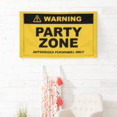 Fiesta de cumpleaños Construcción Party Zone 横断幕 (インサイチュ)