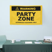 Fiesta de cumpleaños Construcción Party Zone 横断幕 (トレードショー)