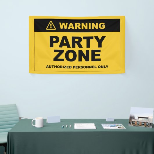 Fiesta de cumpleaños Construcción Party Zone 横断幕 (トレードショー)