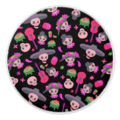 Fiesta De Los Muertos Ceramic Knob セラミックノブ (正面)