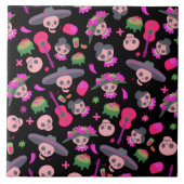 Fiesta De Los Muertos Ceramic Tile タイル (正面)