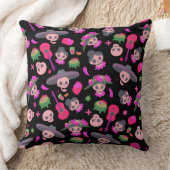 Fiesta De Los Muertos Throw Pillow クッション (ブランケット)
