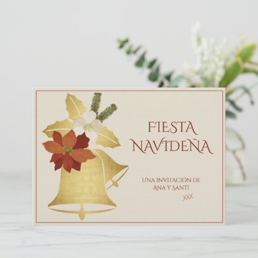 Fiesta de Navidad Elegante Decorada 招待状 (スタンド正面)