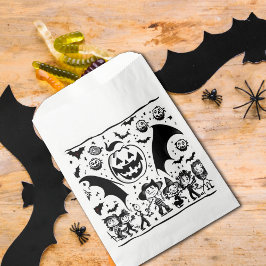 fiesta en noir et blanc フェイバーバッグ